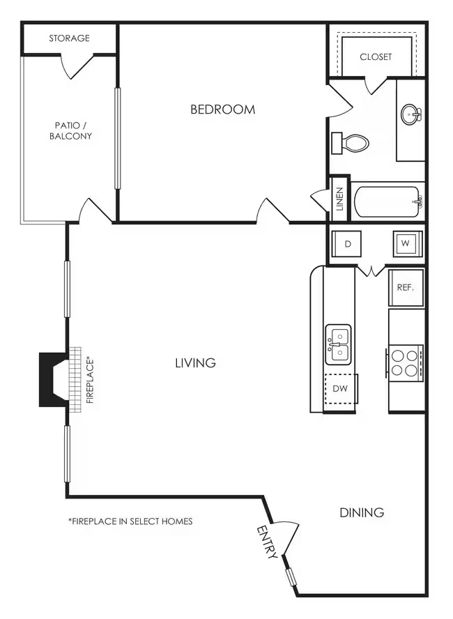 Unit 334-213 334-213 floor plan